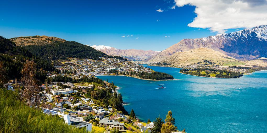 Queenstown, New Zealand skyline