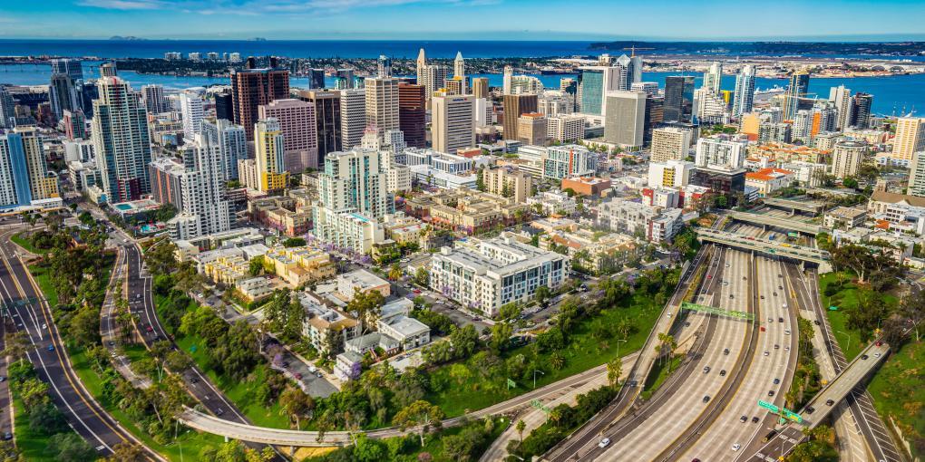 San Diego CA skyline