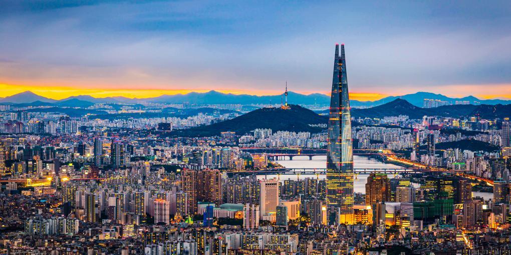 Seoul, Korea skyline